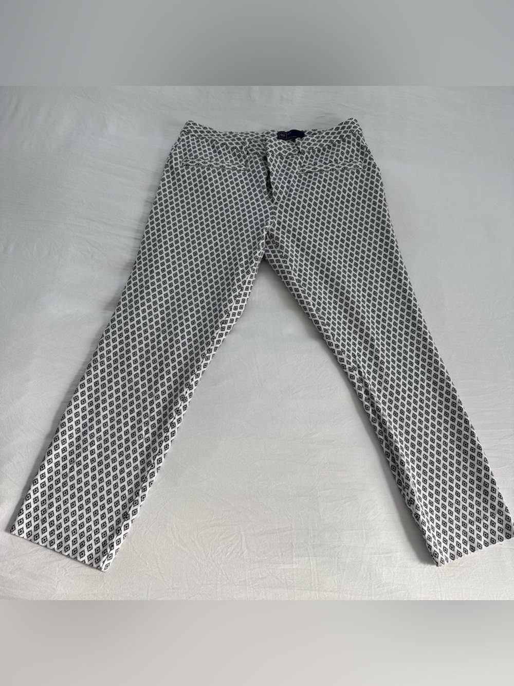 GAP Black & White Patterned pants